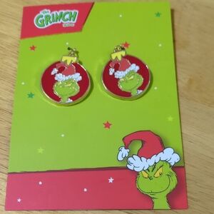 Grinch Ornament Earrings